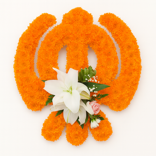 ORANGE KHANDA SIKH TRIBUTE
