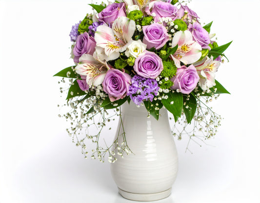 ROSE & ALSTROEMERIA WEDDING ARRANGEMENT