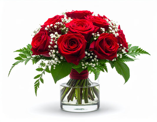 RED ROSES WEDDING ARRANGEMENT
